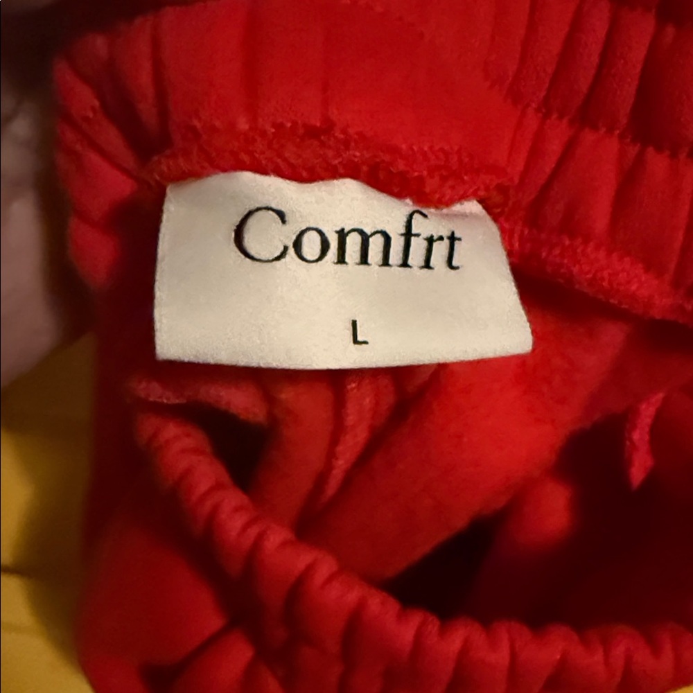 Comfrt Vibrant Red Women's Track Pants - Picture 4 of 4